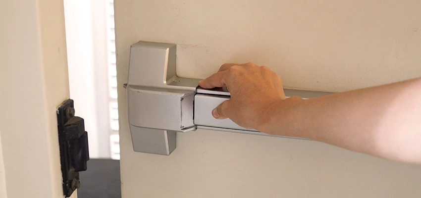 Roller Gate Panic Bar Installation in Rialto, California